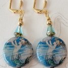 Frolicking Mermaid Earrings - Item #EK111