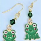 Frog King Earrings - Item #EK236