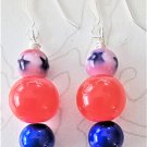 Patriotic Colors Earrings - Item #EK157