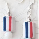 Striped Americana Earrings - Item #EK162
