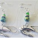 Accented Shrimp Earrings, Design 96 - Item #EK244