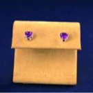 Earrings - Choice Of Gem Stone - Heart .925 Studs