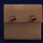 Earrings - Choice Of Gem Stone - Cherries .925 Studs