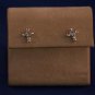 Earrings - Choice Of Gem Stone - Cross .925 Studs