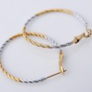 Hoop Earrings 2" Gold Filled & Sterling