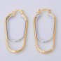 Hoop Earrings 1.5" Sterling & Gold Filled Loops