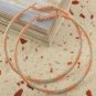 Two Tone Gold Filled & Silver 2" Hoop Earrings