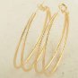 Hoop Earrings Double 1.5"  14k Gold Filled