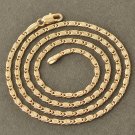 18" 9K. Yellow Gold Filled Chain Link Necklace
