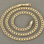 19.7" EMBOSSED Yellow Gold Filled Snake Chain Necklace