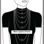17" Flat Box Chain / Necklace .925 Silver/9K Rose Gold Filled