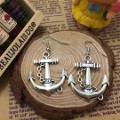 Sterling Silver Anchor & Chain Earrings