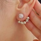 Crystal Burst Earrings- Unique & Dazzling- 9k Gold Filled