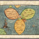 World, Clover Leaf by Heinrich Bunting, 1585