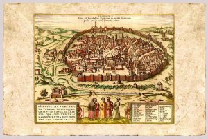 Jerusalem the Holy City by Franz Hogenberg, 1657