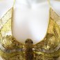 Gold & Silver Clubbing Belly dance Embroidered Blouse Sequins Top - S & M
