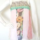 Boho Hippie Gypsy Bohemian Embroidered Patchwork Lace Sexy Blouse Top - XS Boho Hippie Gypsy Bohemian Embroidered Patchwork Lace Sexy Blouse Top - XS