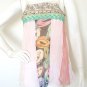 Boho Hippie Gypsy Bohemian Embroidered Patchwork Lace Sexy Blouse Top - XS