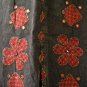 Gothic Hippie Gypsy Patchwork Renaissance Heavily Embroidered Long Skirt - XL