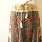 G46 Gothic Hippie Gypsy Bohemian Renaissance Heavily Embroidered Long Skirt - L