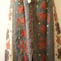 G46 Gothic Hippie Gypsy Bohemian Renaissance Heavily Embroidered Long Skirt - L