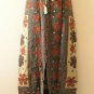 G46 Gothic Hippie Gypsy Bohemian Renaissance Heavily Embroidered Long Skirt - L