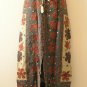 G46 Gothic Hippie Gypsy Bohemian Renaissance Heavily Embroidered Long Skirt - L