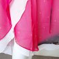 Ethnic Pink Peasant Boho Hippie Printed 2 Layered Wrap Around Skirt - XS, S & M