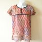Bohemian Hippie Boho Ethnic Top / Blouse - XS