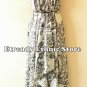 2D102 - White Versatile Silk Multi Wear Scarf Long Maxi Dress, Skirt, Maternity