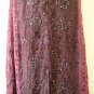 GS55 Gothic Hippie Gypsy Bohemian Renaissance Heavily Embroidered Long Skirt - M
