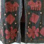 G158 Gothic Hippie Gypsy Bohemian Renaissance Heavily Embroidered Long Skirt - L
