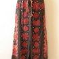 G158 Gothic Hippie Gypsy Bohemian Renaissance Heavily Embroidered Long Skirt - L