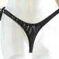 Embroidered Sequins Top & Thong Bikini Competition Swimsuit / Swimwear - S & M