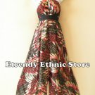 1D93 - Versatile Silk Multi Wear Scarf Long Maxi Dress, Skirt, Maternity 1D93 - Versatile Silk Multi Wear Scarf Long Maxi Dress, Skirt, Maternity