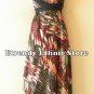 1D93 - Versatile Silk Multi Wear Scarf Long Maxi Dress, Skirt, Maternity