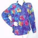Hippie Gypsy Tunic Bohemian Block Printed Batik Kurta Kurti Blouse Top - M