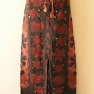 Clearance G129 Gothic Gypsy Patchwork Renaissance Embroidered Long Skirt - L