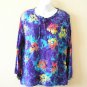 Hippie Gypsy Tunic Bohemian Block Printed Batik Kurta Kurti Blouse Top - S & M