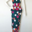 Batik Top Wrap Pareo Sarong Skirt / Dress Set - XS & S Batik Top Wrap Pareo Sarong Skirt / Dress Set - XS & S