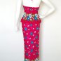 Batik Top Wrap Pareo Sarong Skirt / Dress Set - XS & S
