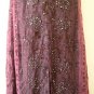 Gothic Hippie Gypsy Bohemian Renaissance Heavily Embroidered Long Skirt - M