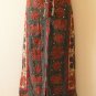 Gothic Hippie Bohemian Renaissance Heavily Embroidered Long Skirt - M & L
