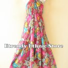 2D113 - Pink Versatile Silk Multi Scarf Women Maxi Long Dress, Skirt Maternity 2D113 - Pink Versatile Silk Multi Scarf Women Maxi Long Dress, Skirt Maternity
