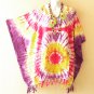 KB180 Pink Plus Size Kaftan Tunic Gypsy Dolman Women Poncho Blouse Top - 2X to 5X