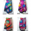 Women Bohemian Boho Pleasant Print 2 Layered Wrap Around Skirt Women Bohemian Boho Pleasant Print 2 Layered Wrap Around Skirt