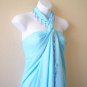 Cruise Women Beach Beaded SwimSuit Coverup Wrap Sarong Pareo Dress