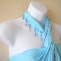 Cruise Women Beach Beaded SwimSuit Coverup Wrap Sarong Pareo Dress