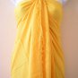 Cruise Women Beach Beaded SwimSuit Coverup Wrap Sarong Pareo Dress
