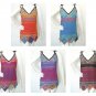 Bohemian Hippie Women Nepal Ethnic Embroidered Patchwork Top / Blouse - S